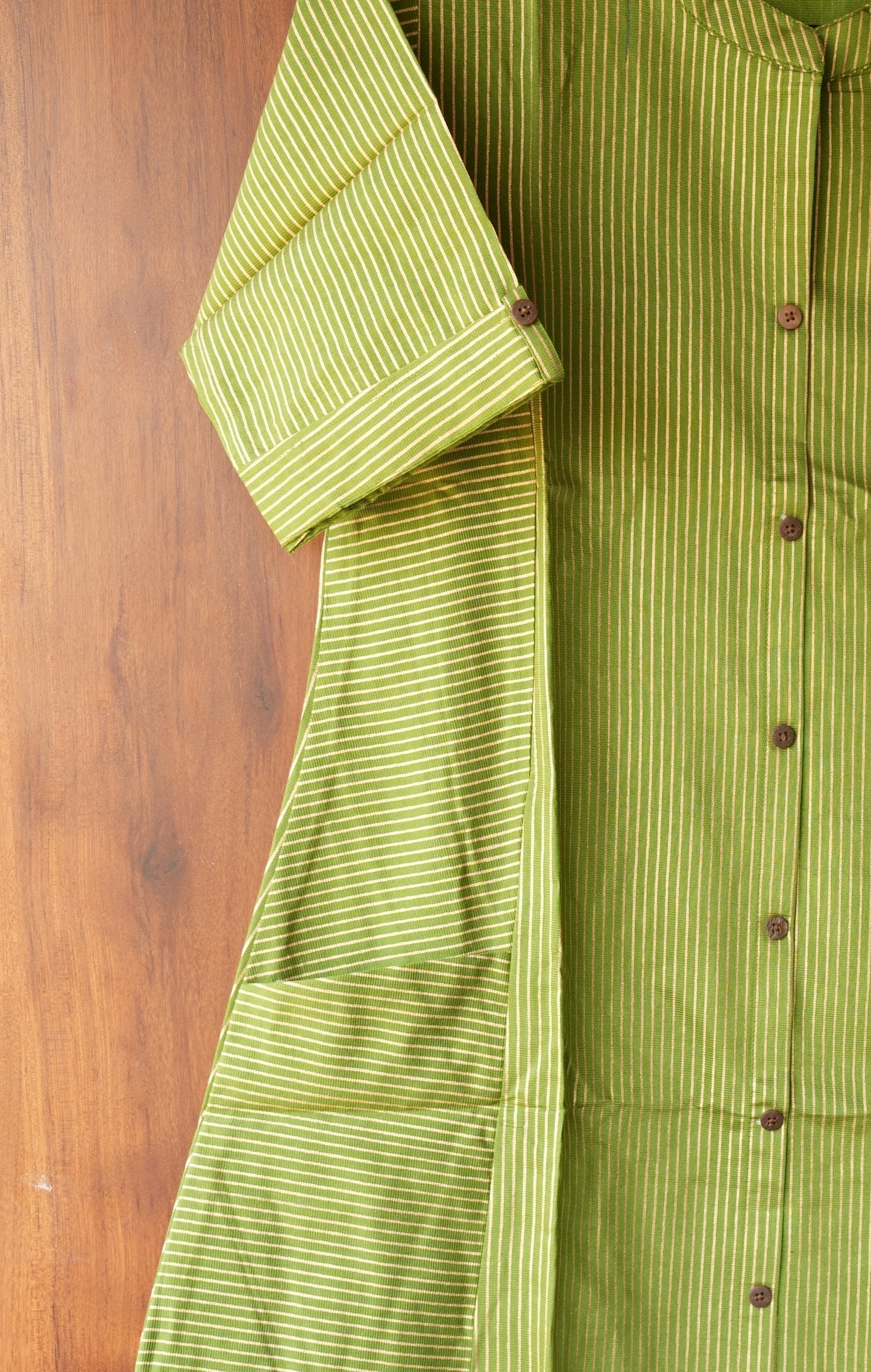 Stripped Front Pocket Kurti